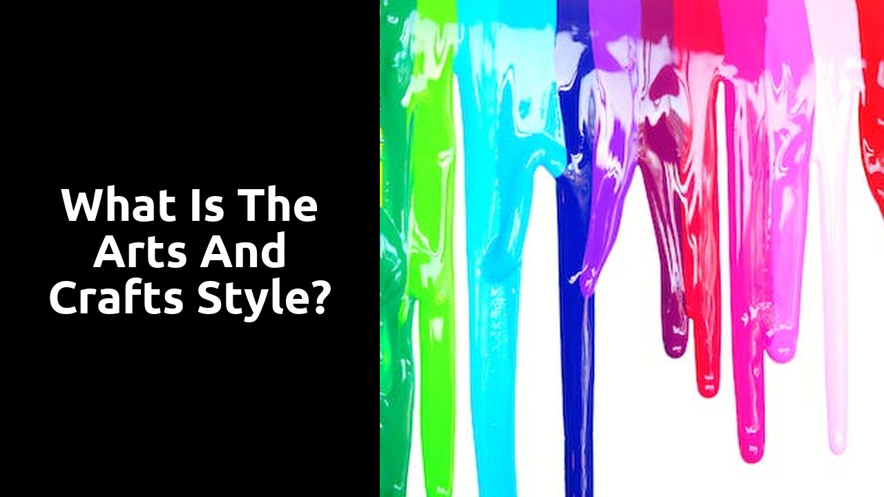 What is the arts and crafts style?